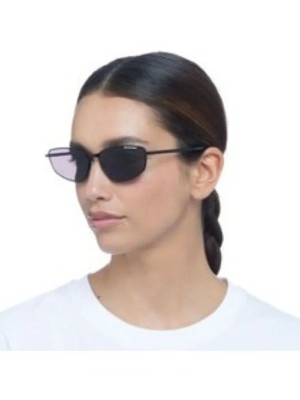 Balenciaga BB0277S 001 Unisex Sunglasses Black Rectangle Frame, Grey Lenses
